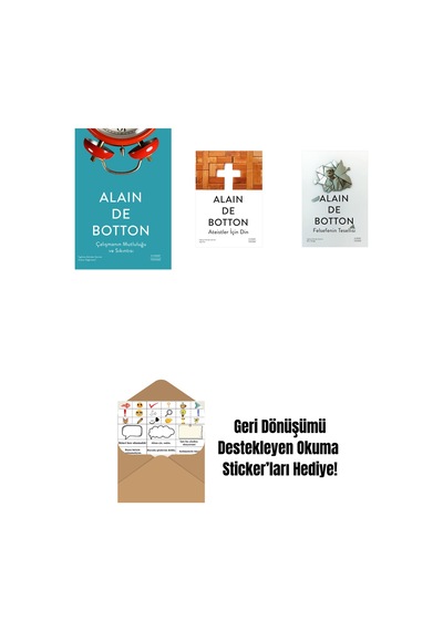 Çalışmanın Mutluluğu Ve Sıkıntısı + Ateistler İçin Din + Felsefenin Tesellisi + Okuma Sticker'ları