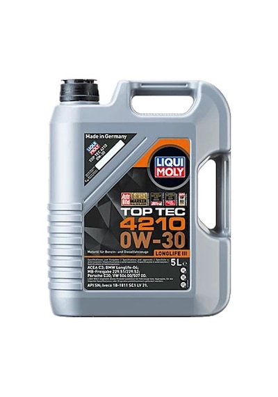 Lı21605 - 0w-30 Vw Motor Yağı Tam Sentetik Top Tec 4210 5l - Liqui Moly