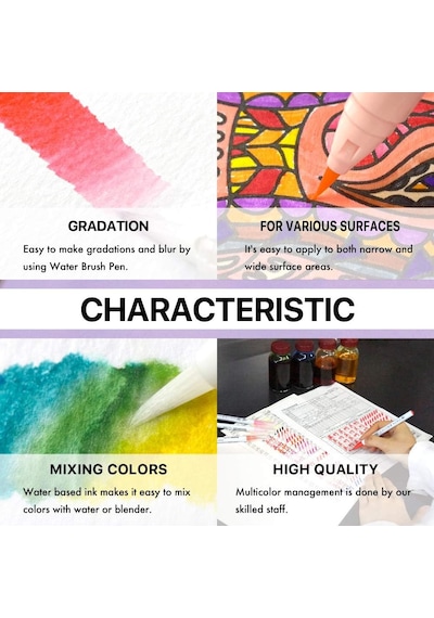 Tr Zig Clean Color Real Brush Fırça Uçlu Kalem 12'li Genel