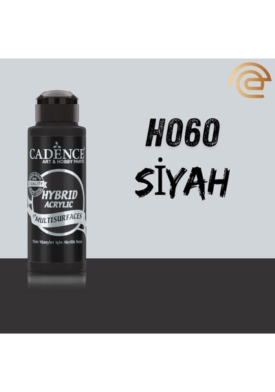 Cadence Hybrid Multisurface Akrilik Boya 120 Ml H060 Siyah 001 Siyah