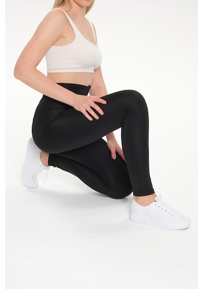 Fit Women Kadın Ekstra Yüksek Bel Kopçalı Tayt 4409 Siyah