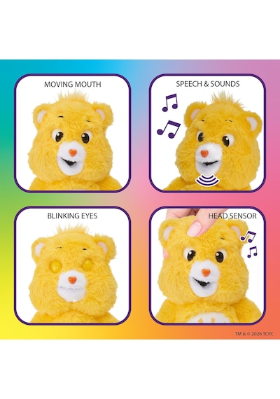 Care Bears Funshine Elektronik Kukla 25 Cm Çok Renkli