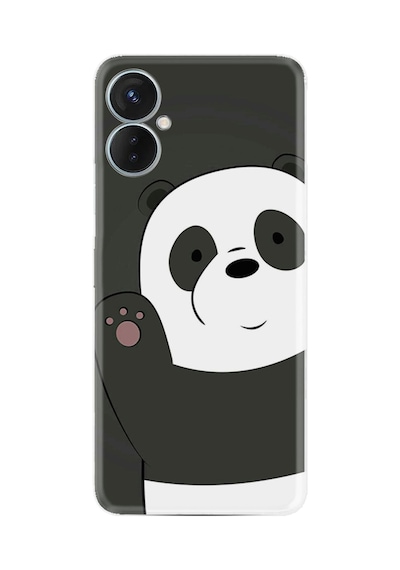 Tecno Spark 9 Pro Kılıf Silikon Desen Özel Seri Hello Panda 1709