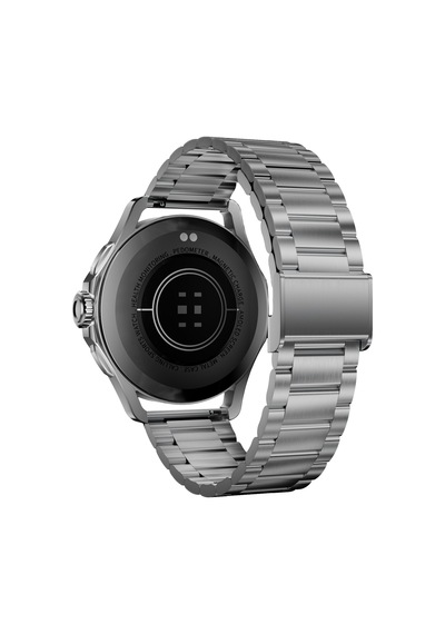 Kalobee Sk44 Business Amoled Ekran 3 Kordonlu Akıllı Saat İphone & Android Uyumlu,48 Mm Gümüş