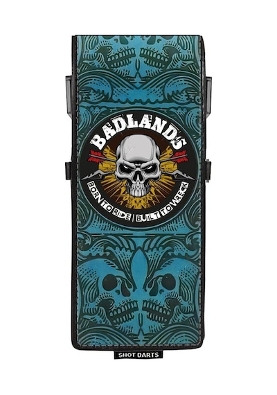 Shot Badlands Inked Dart Wallet Blue Case