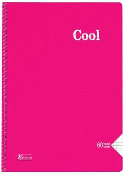 Keskin Color Spiralli Cool A4 60 Yaprak Çizgili Pp Kapak Defter