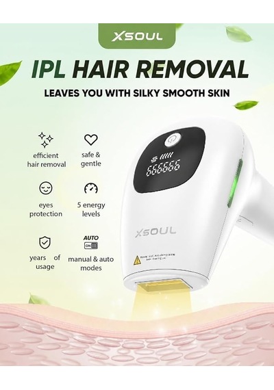 Xsoul Ipl Epilasyon Cihazı - Ev Tipi Lazer Tüy Alma Ve Cilt Bakım Sistemi