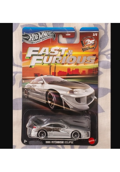 Hot Wheels Siver Series Fast&furious 1995 Mitsubishi Eclipse Gri