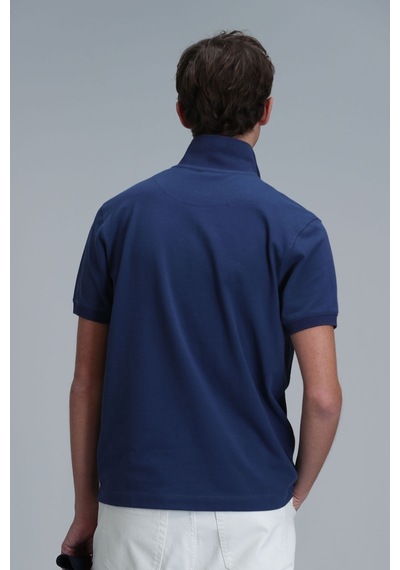 Lufian Erkek Laon Smart Polo T-shirt 111040164 Açık Lacivert