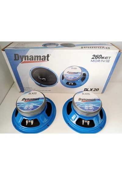 Dynamat 20 Cm Midrange Dynamat Blx20 260w Maksimum 100w Rms Midrange 20cm 1 Takım