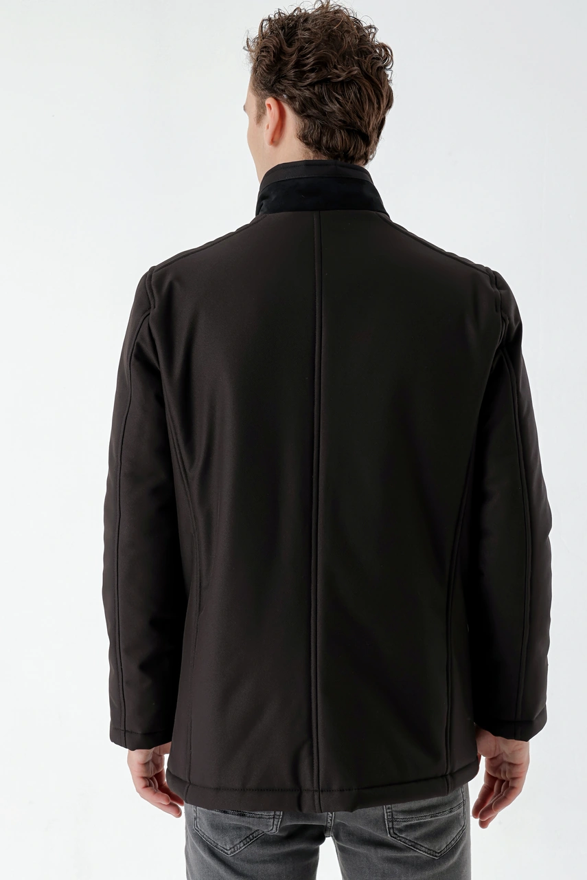 Morven Erkek Siyah Aston Çıtçıtlı Yan Cepli Dynamic Fit Rahat Kesim Mont 26ks024004001 Siyah Siyah