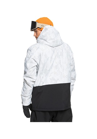 Quiksilver Mission Printed Block Erkek Kayak Montu Eqytj03478-nature-zoom-bırch Beyaz