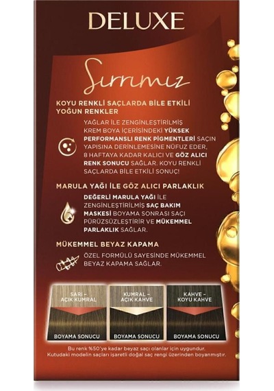 Palette Deluxe Yoğun Küllü Kestane 7 - 36 2 Adet