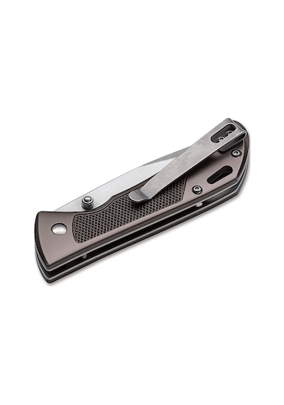 Böker Magnum Advance Checkering Dark Bronze Kamp Çakı Bronz - Gümüş