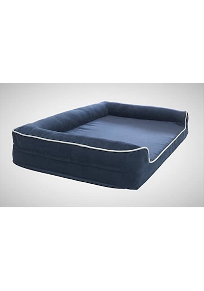Viscopet Premium Sofa Blok Sungerli Alezli Fermuarlı Yıkanabilir Köpek Yatağı Medium