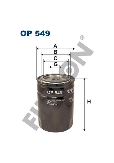 FILTRON OP549 YAĞ FİLTRESİ FORD EXPLORER I 4.0 V6 165HP (93-00)
