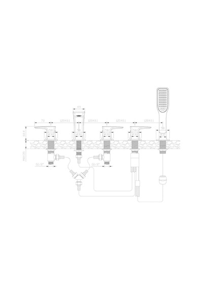 Newarc - Life Küvet Bataryası - 981151 Krom