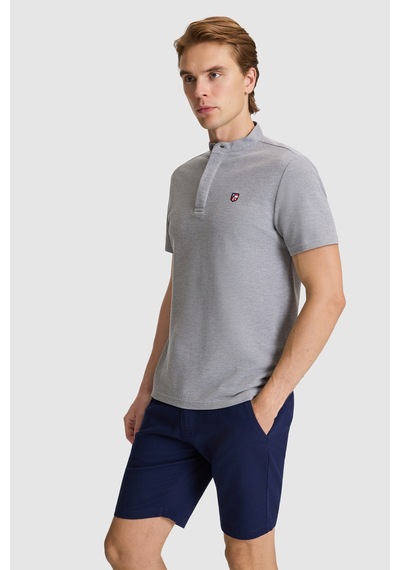 U.S. Polo Assn. U.s. Polo Assn. Erkek Gri Melanj Tişört Basic 50326980-vr086