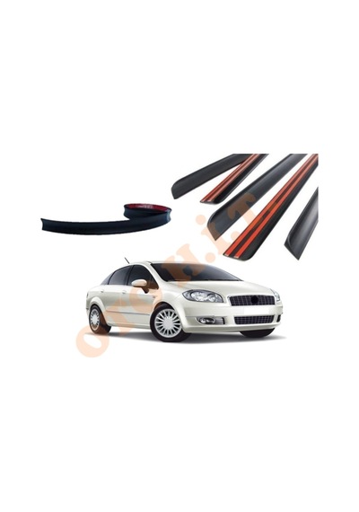 Fiat Linea Makyajsız Uyumlu Bagaj Üstü Spoiler Mat Siyah