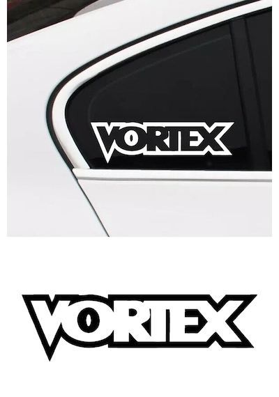 Vortex Sticker, Oto Sticker, Motor Sticker 15x4 Cm