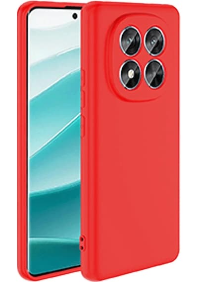 Redmi Note 14 Pro 4g Kılıf First Silikon - Kırmızı