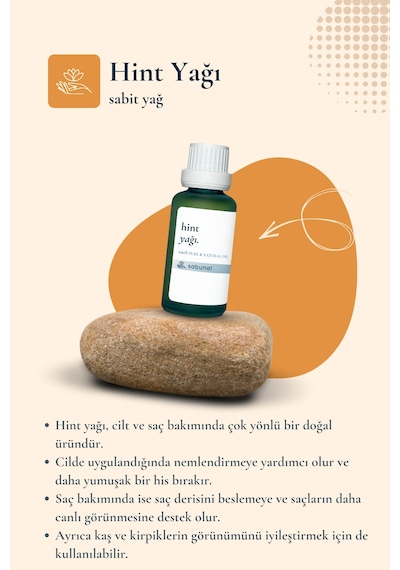Hint Yağı 30 Ml - Saç Dökülme Karşıtı Ve Saç Bakımı Doğal Yağ