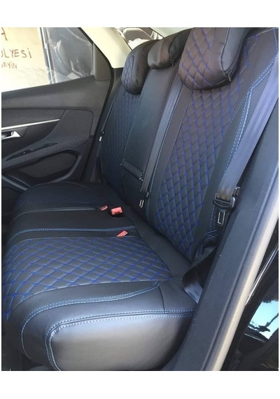 Peugeot 3008 Araca Özel Deri Oto Koltuk Kılıfı (455514946)