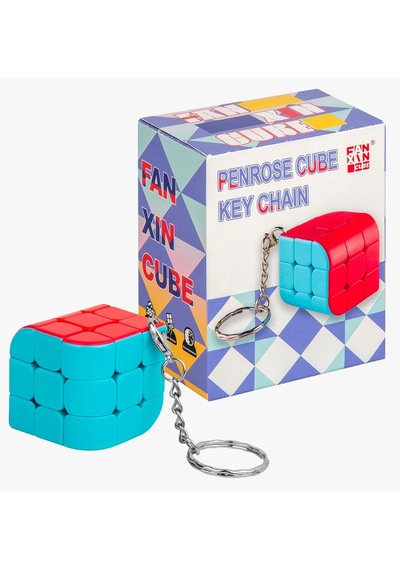 3x3x3 Renkli Magic Cube Anahtarlık Hızlı Dönüşlü Dayanıklı Ve Taşınabilir Akıl Zeka Küpü