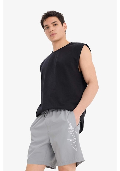 Defacto Regular Fit File Astarlı Kısa Boy Deniz Şortu B7255ax25hsgr265 Gri Defacto Regular Fit File Astarlı Kısa Boy Deniz Şortu B7255ax25hsgr265 Gri