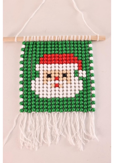 Fiskos.tr Yılbaşı Noel Baba Pixel Tablo Boncuk Kendin Yap Kiti