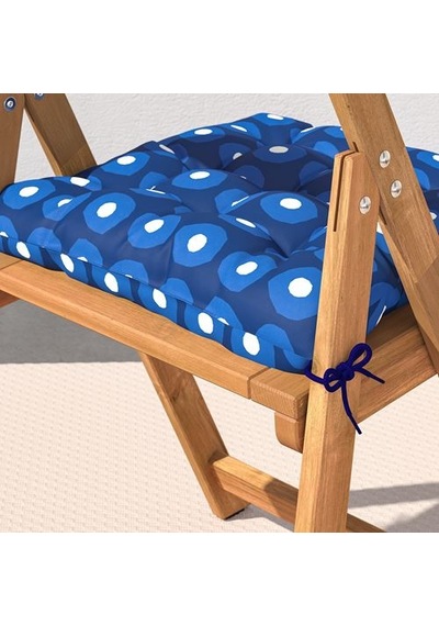 Ikea Klösan Dış Mekan Sandalye Minderi, Koyu Mavi, 44x44 Cm