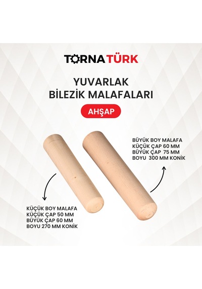 Ahşap Malafa Yuvarlak Bilezik Malafaları - Ahşap Şekillendirme Aparatı Metalik