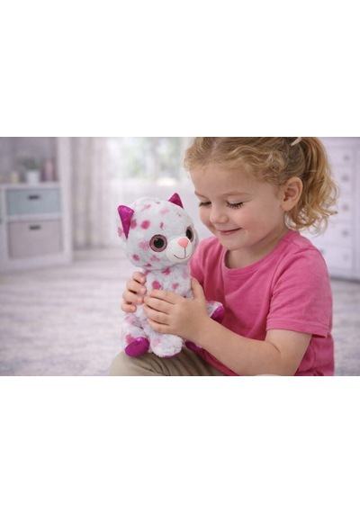 Peluş Cam Gözlü Hayvanlar 25 Cm - Kedi