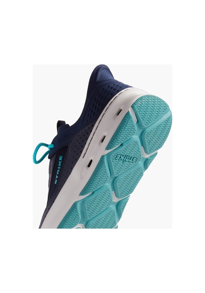 Strike Bluefin Lace Sneaker - Navy Lthr&textile W/blue