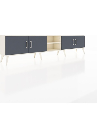 Arges Tv Ünitesi 3 Raflı 4 Kapaklı 220x30x51 Aytaşı-antrasit/aytaşı Antrasıt/aytası - Aytası Arges Tv Ünitesi 3 Raflı 4 Kapaklı 220x30x51 Aytaşı-antrasit/aytaşı Antrasıt/aytası - Aytası