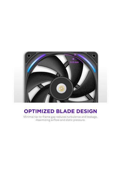 Nzxt F140x Performance Rgb 140mm Siyah Kasa Fani