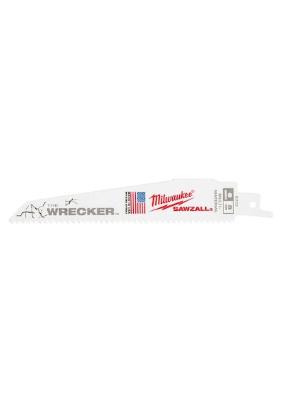 Milwaukee Sawzall Ahşap Tilki Kuyruğu Bıçağı - 150 mm - 5'li paket - T48005701 -