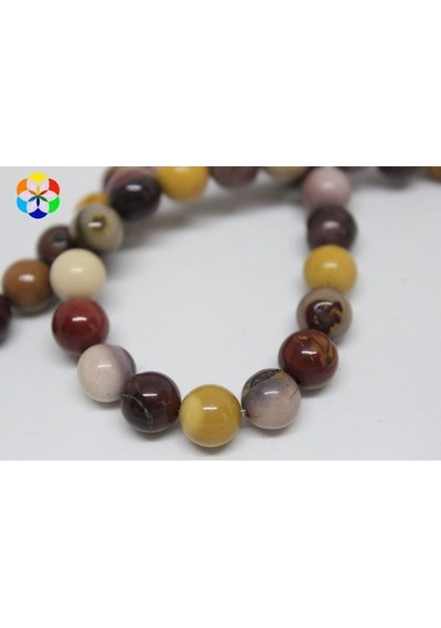 Jasper Taşı YARIM Dizi 8mm (9805) (18cm uzunluğundadır)