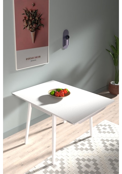 Vilinze Avanos Ahşap Ayaklı Katlanır Kanatlı Mdf Mutfak Masası - 60x90+60 90x120 Cm Beyaz Vilinze Avanos Ahşap Ayaklı Katlanır Kanatlı Mdf Mutfak Masası - 60x90+60 90x120 Cm Beyaz