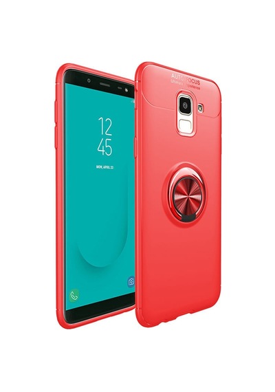 Samsung Uyumlu Galaxy J6 (Sm-J600F) Yüzüklü Manyetik Ravel Kilif 513341820