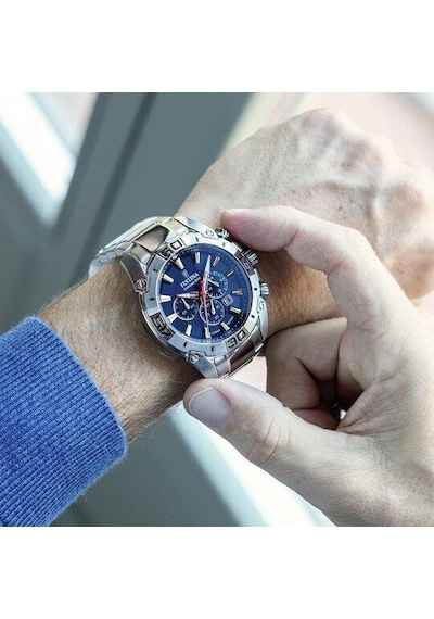Festına F20543/4 Chrono Bıke Erkek Kol Saati Gümüş