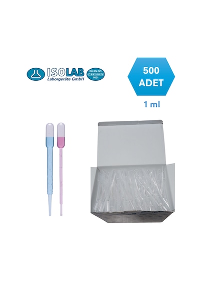 Pastör Pipeti - Damlalık P.e. - 1 Ml - 500 Adet/kutu