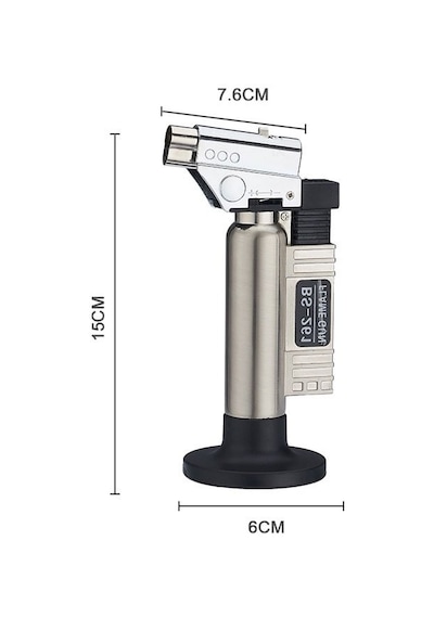 Bs-261 Bütan Gaz Torch Pürmüz Mavi Alev Çakmak Çok Renkli