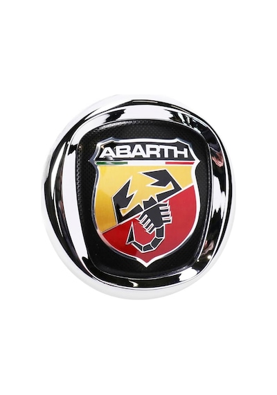 Abarth Logo Bravo Ön Panjur Arması Krom Çerçeveli 100mm