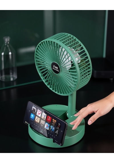 Mini Vantilatör Telefon Standlı Katlanabilir Uuczkatlanabilirvantilatör1