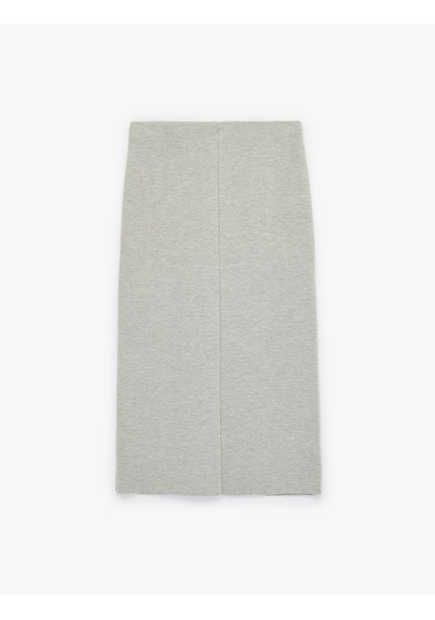 Koton Slim Fit Standart Bel Midi Boy Kalem Etek Gri 6sak10068ek Gri