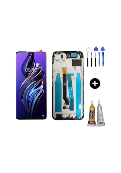 Tecno Pova 3 Uyumlu Çıtalı A Kalite Lcd Ekran Dokunmatik + Montaj Seti