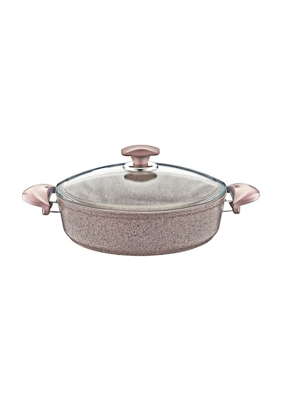 Oms Granit 26X7.5 CM Karnıyarık Tencere 3310 Kahve