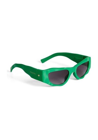 Seletti X Okkia Colorada Siyah Lens Güneş Gözlüğü Yeşil