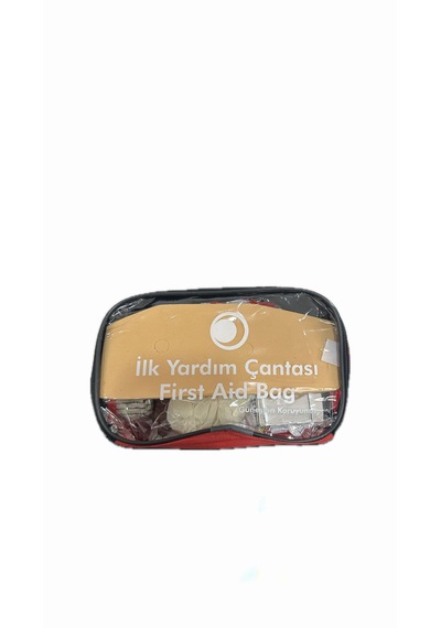 Araç İçi İilk Yardım Çantası Kırmızı Siyah